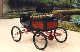 Rear View of Locomobile