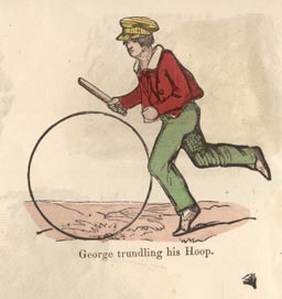 image of boy with hoop