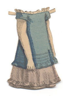 Jeanie Paper Doll's Dress